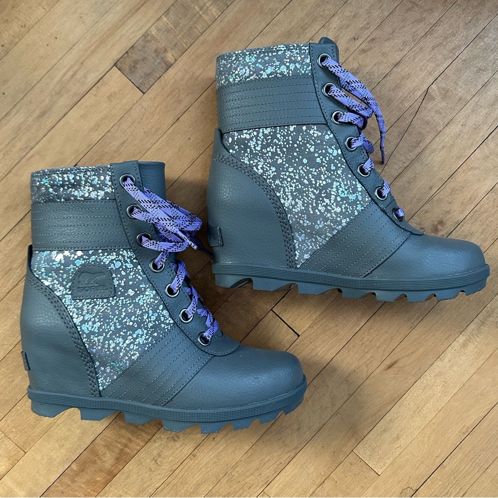 Sorel Youth Lexi Wedge Booties